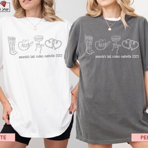 My Last Rodeo Bachelorette Shirt: Western Cowgirl Party Tee