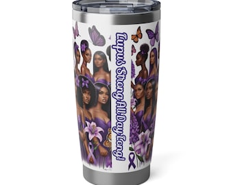 Lupus Awareness Tumbler | White Lupus Awareness Tumbler | 20 oz Tumbler | Lupus Awareness Merchandise