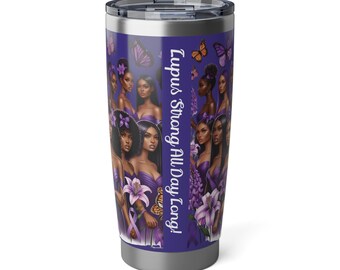 Lupus Awareness Tumbler | Purple Lupus Awareness Tumbler | 20 oz Tumbler | Lupus Awareness Merchandise