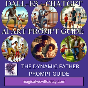 The Dynamic Father Prompt Guide | AI Art Prompt Guide | Father&#39;s Day Gift Ideas | ChatGPT + DALL-E3
