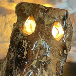 Lamp-sculptures from ancient olive trees zdjęcie 4