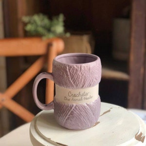 Knitting / Crochet Wool Textured Funny Mugs zdjęcie 2