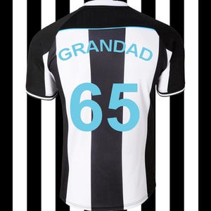 Newcastle Shirt Custom Digital Art, Personalised Football Fan Print, Editable Soccer Fan Gift, High-Res Digital Download for Framing