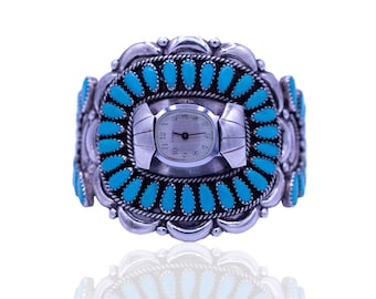 Authentic Native American Indian Navajo Zuni Sterling Silver