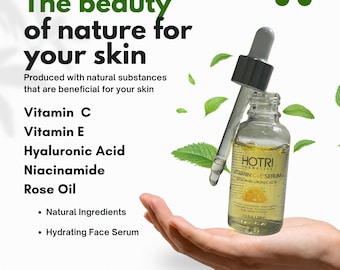 Vitamin C+E Serum with Hyaluronic Acid.