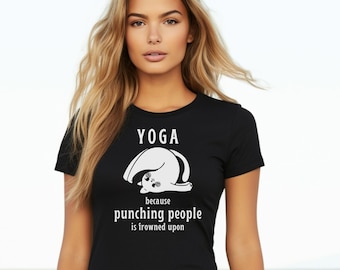 Women's Tshirt, Yoga Tshirt, Yoga Cute Tshirt, Yoga Lover Gift, Women's Shirt, Yoga Bear Shirt, Workout Shirt, Women's Tee, Yoga Funny Tee