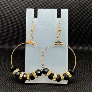 beaded dangle earrings