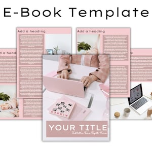 Modern Ebook Template for Canva - Coaching Template - Course Template - Lead Magnet Template