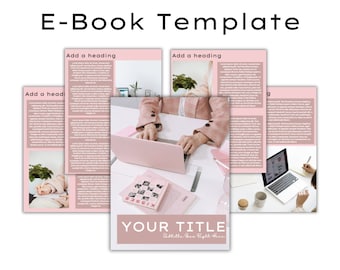 Modern Ebook Template for Canva - Coaching Template - Course Template - Lead Magnet Template