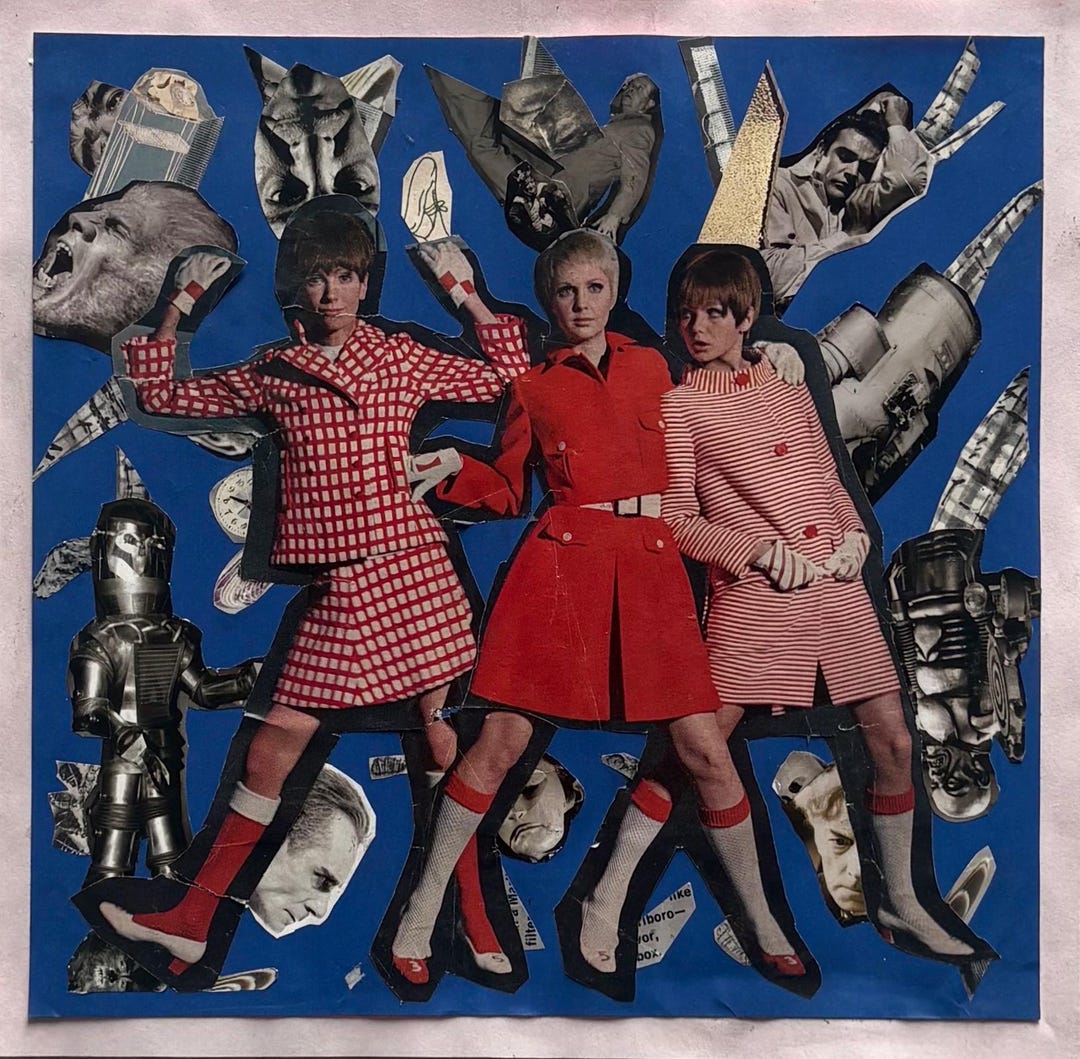 TRIO Original Handmade Collage (paul Rust) - Etsy