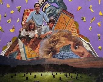 Collage original hecho a mano de MOUNTAIN (Paul Rust)