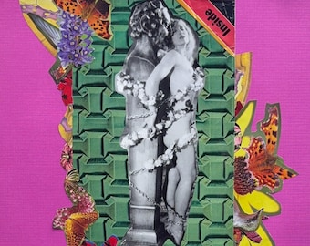 LUZ DEL DÍA collage original hecho a mano (Paul Rust)