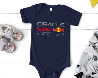 RedBull F1 Baby Bodygrow F1 Red Bull Baby Bodysuit Formula One Baby Clothes Red Bull F1  Bodysuit