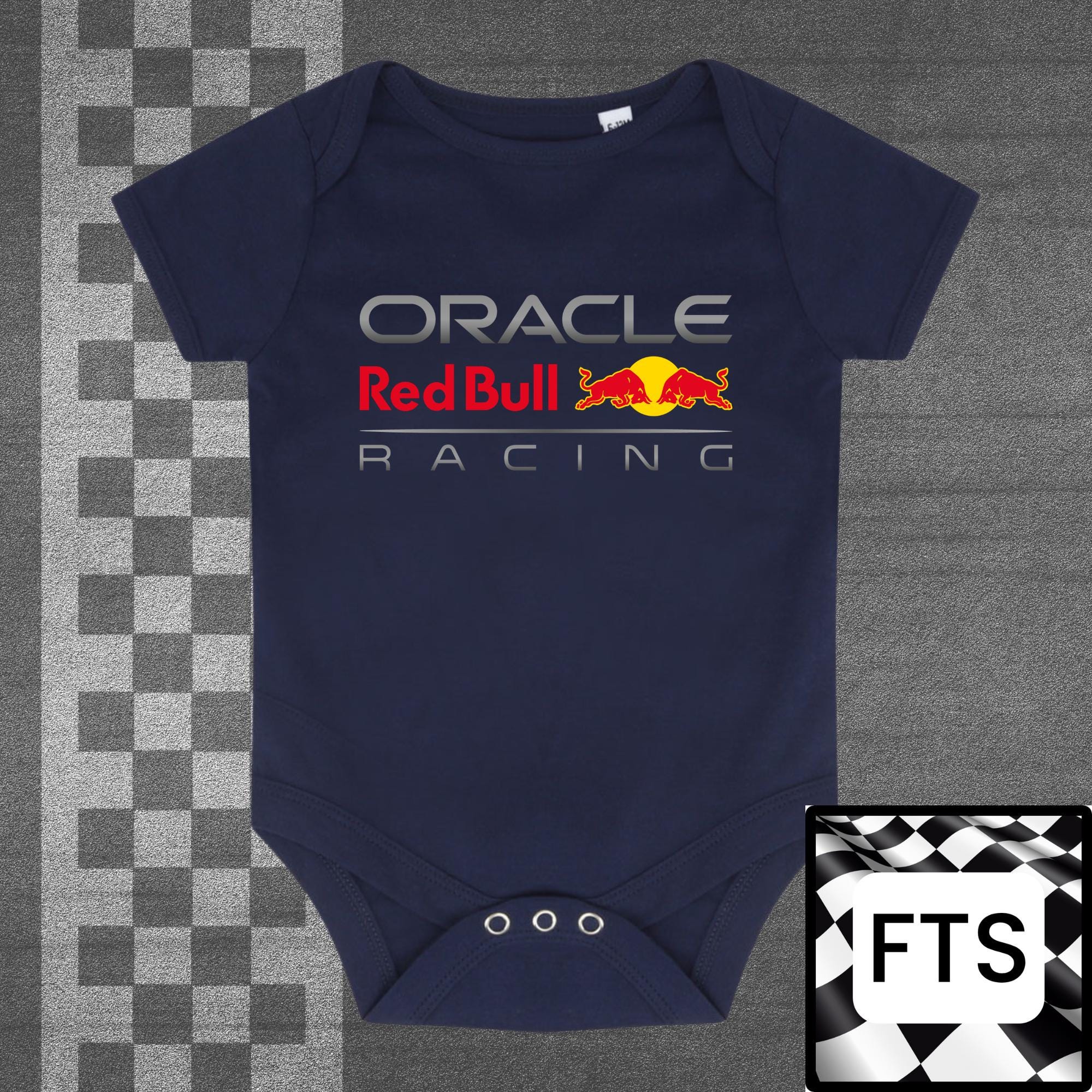 Formule Red Bull Racing Onesie Oracle Redbull F1 Team Baby Short