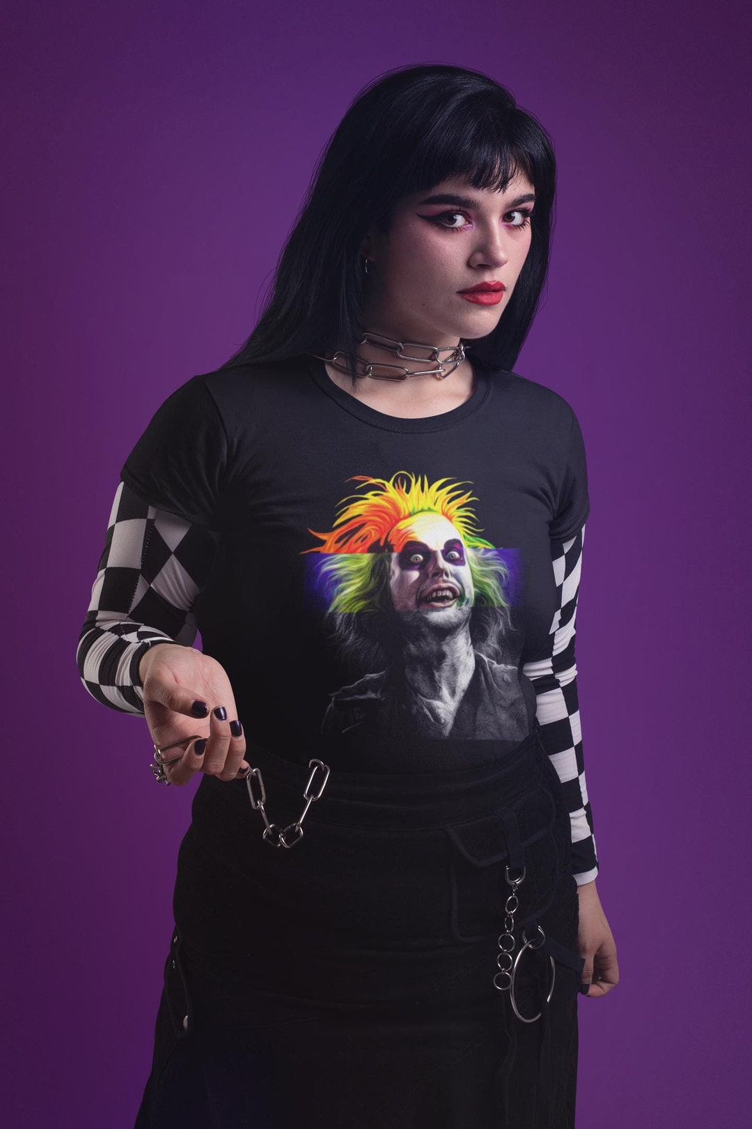 Beetlejuice Three Times The Charm Heather T-Shirt main image 1
