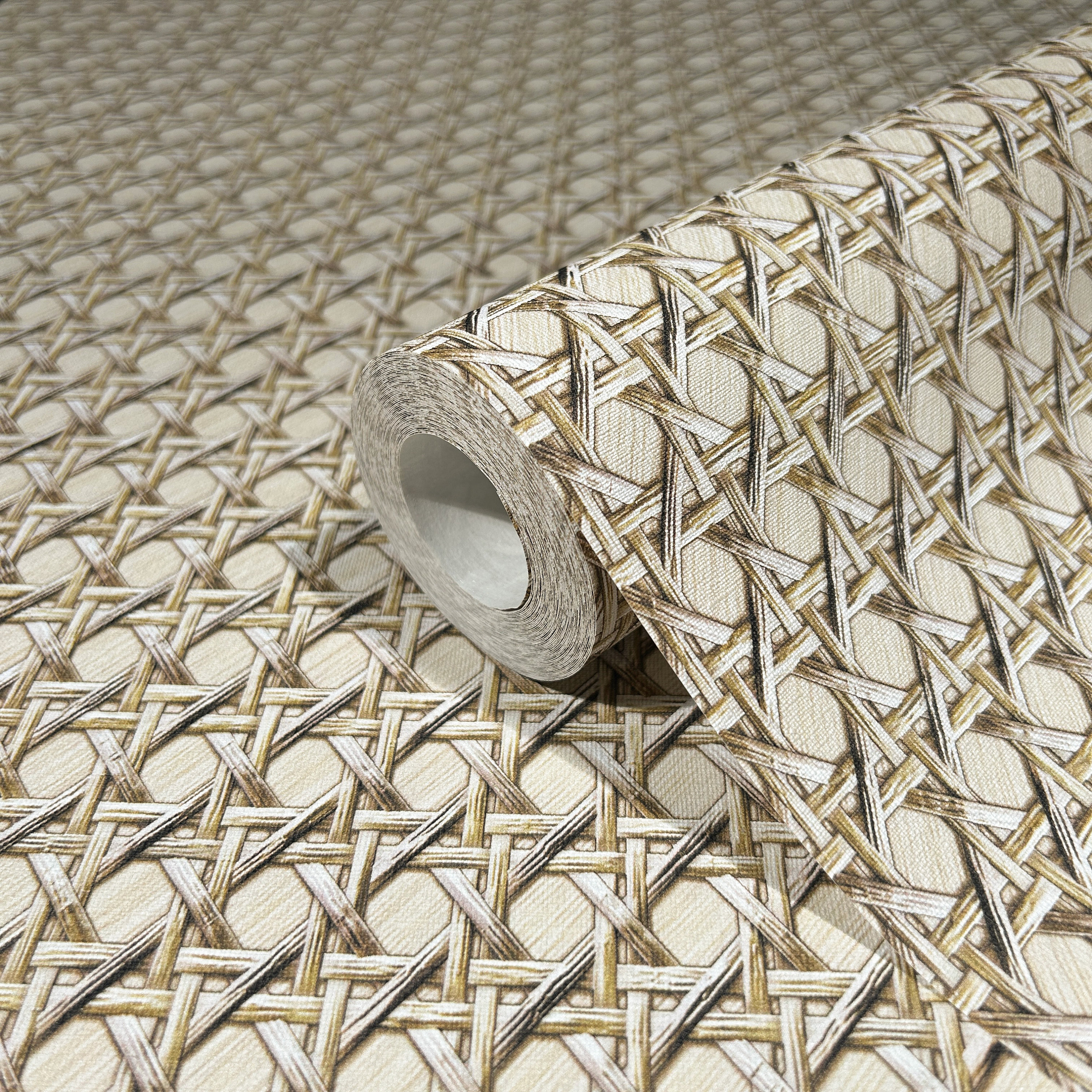 Papier Peint En Toile De Rotin Naturel Rev tement Mural Textur 3D papier-peint-en-toile-de-rotin-naturel-rev-tement-mural-textur-3d