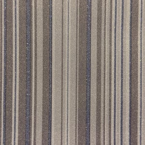Carta da parati a righe verticali – Strisce metalliche moderne in grigio, tortora e blu navy