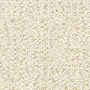 Geometrische Stammes-Azteken-Tapete, beige und weiß, 3D-strukturierte Wandverkleidung