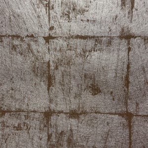Bold, Industrial look, Aged Concrete , Metal Tile Wallpaper - Silver, Grey, Black