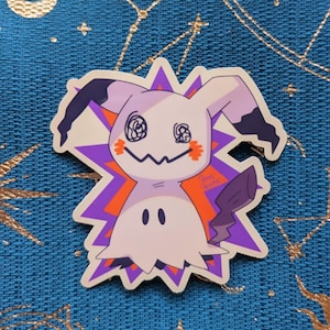 Mimikyu-vinylsticker van 3 inch - Halloween-sticker, spook