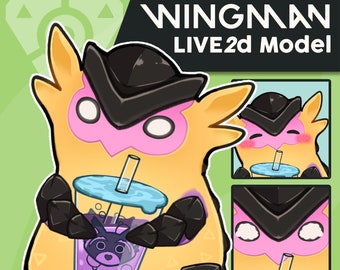 Valorant Wingman - Live2D Vtuber Model/Avatar | Premade | Ready to Use | Cute