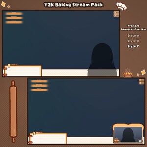 Pixelated Baking Stream Pack: Animated Overlays & Panels (digital ...