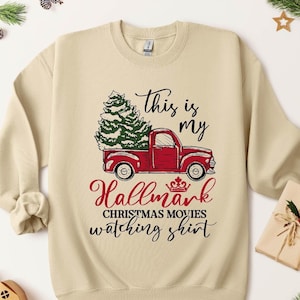 Hallmark movie watching sweatshirt best sale