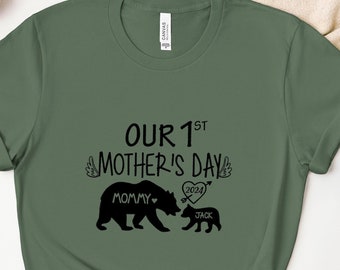 Personalized First Mother's Day Shirt: Matching Mommy and Me Outfit