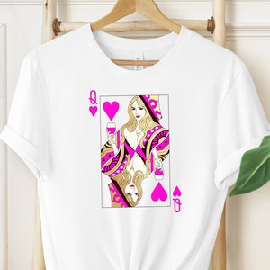 Shirt koningin der harten, Moederdagcadeau, valentijnscadeau, retro valentijn grafisch T-shirt, Be My Valentine-sweater, T-shirt Valentijnsdag