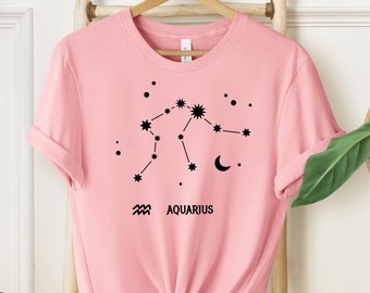 Aquarius Constellation Shirt: Zodiac Gift