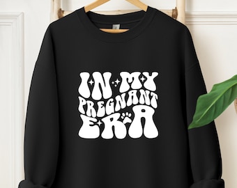 In meiner schwangeren Era Shirt, Schwangerschaft Sweatshirt, Geschenk für neue Mutter, schwangere Frauen T-Shirt, Baby offenbaren Geschenk, Muttertagsgeschenk, süße neue Mama T-Shirt