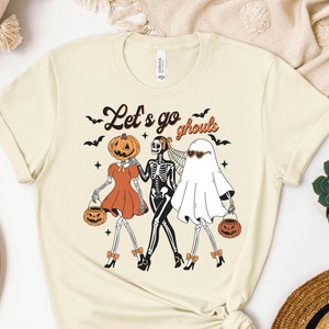 Western Halloween Shirt: Cowboy Ghost, Pumpkin, Skeleton Ghouls