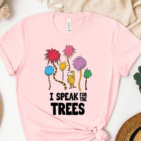 I Speak For The Tree Shirt, Kids Earth Awareness Gift, Earth Day Shirt, Reading Day Tee, Student Shirt, Read Across America, Save Earth Tee