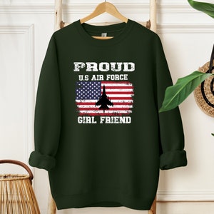 Proud Air Force Girl Friend Shirt, Custom Air Force Shirt, Air Force Soldier Shirt, Military Graduation Shirt, Support our Troops Shirt