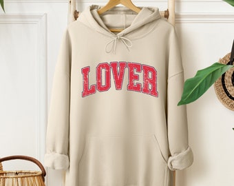LOVER Valentine's Day Hoodie: Gildan Cotton Blend