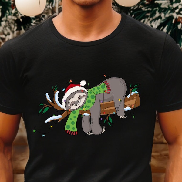 Sloth Mode Christmas Shirt, Merry Slothmas Sweatshirt, Christmas Party Shirt, Sloth Lover Gift, Family Christmas Gift, Sloth Lover Tee, Xmas