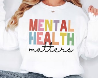 Shirt voor geestelijke gezondheid: inspirerend bewustzijnsshirt