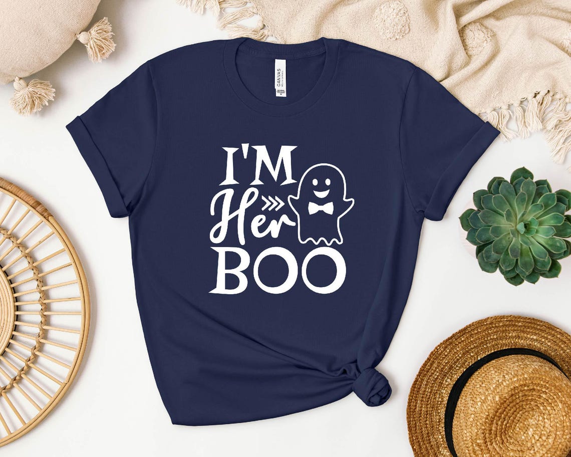 I'm Her Boo Couples Halloween Matching T-shirt - Etsy