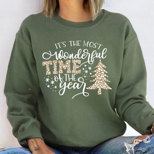 Its The Most Wonderful Time Of The Year Christmas Sweatshirt, Christmas Gift Shirt,Cute Christmas Shirt,Holiday Shirt,Christmas Family Shirt