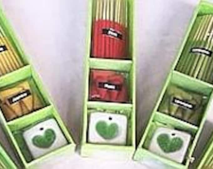 Incense Gift Box with small Heart holder (4 different variations available)
