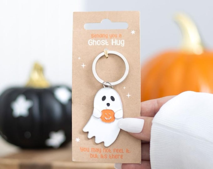 Halloween Ghost Keyring