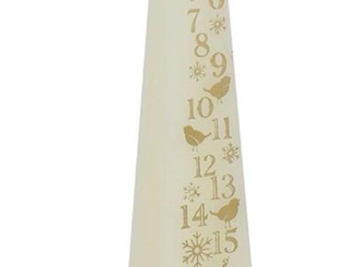 Christmas Countdown Candle
