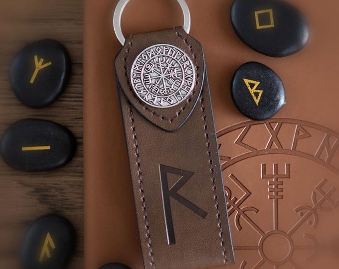 Faux Leather Keyrings - Viking Style (3 different options available)