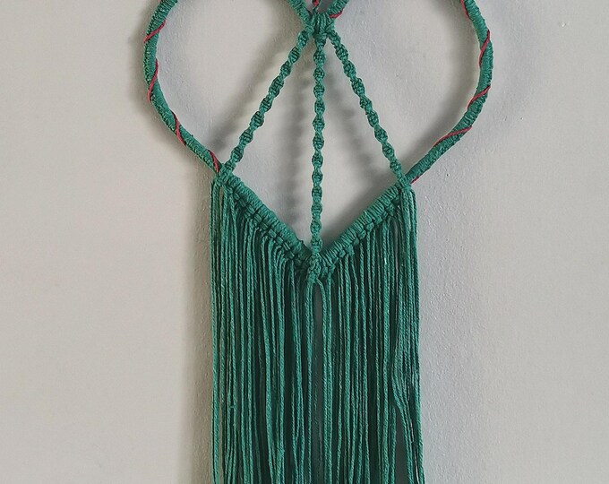 Macramé Heart Wall Décor (2 different variations available) - Handmade by Ylva