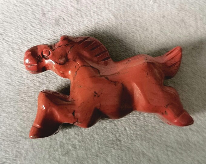 Carved Horse (Red Jasper)