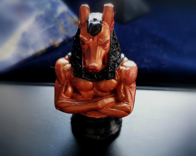 Anubis Altar Figure - Casted and handpainted by Ylva