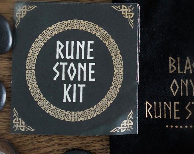 Black Onyx Rune Stoes