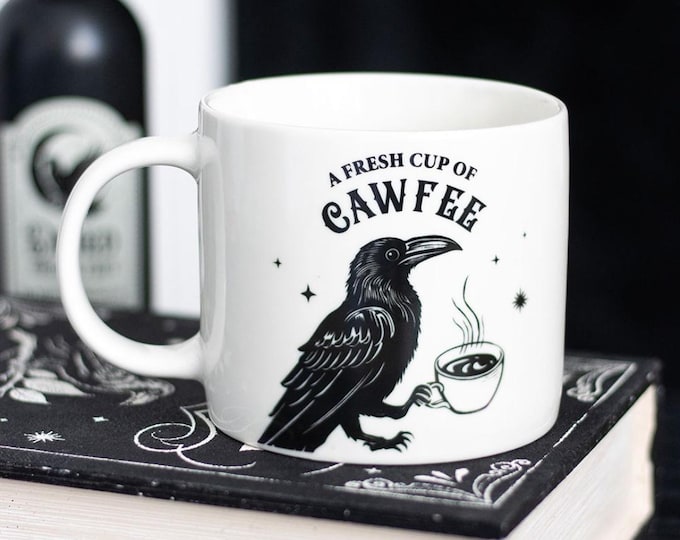 CAWfee Raven Mug