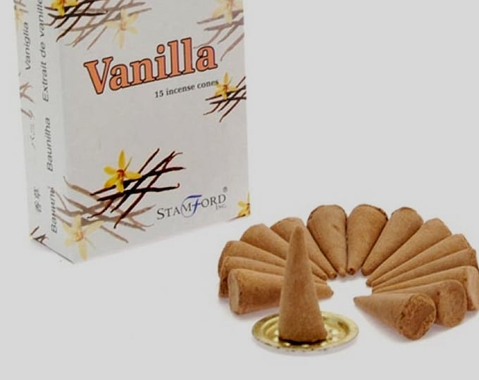 Vanilla Incense Cones (Set of 3)