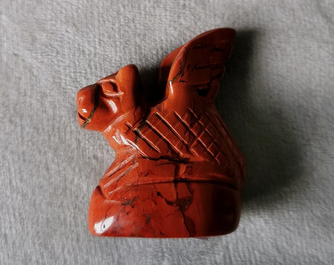 Carved Dragon (Red Jasper)